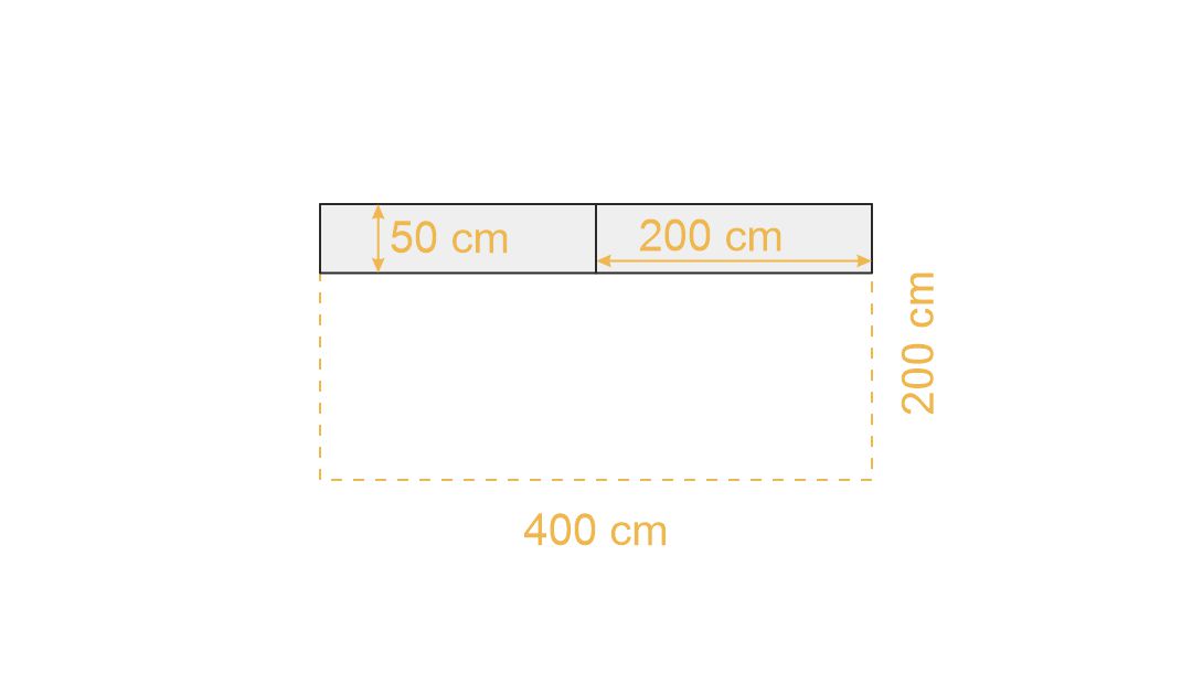 Thekensystem Faltzelt 2 X 4 1 Seite