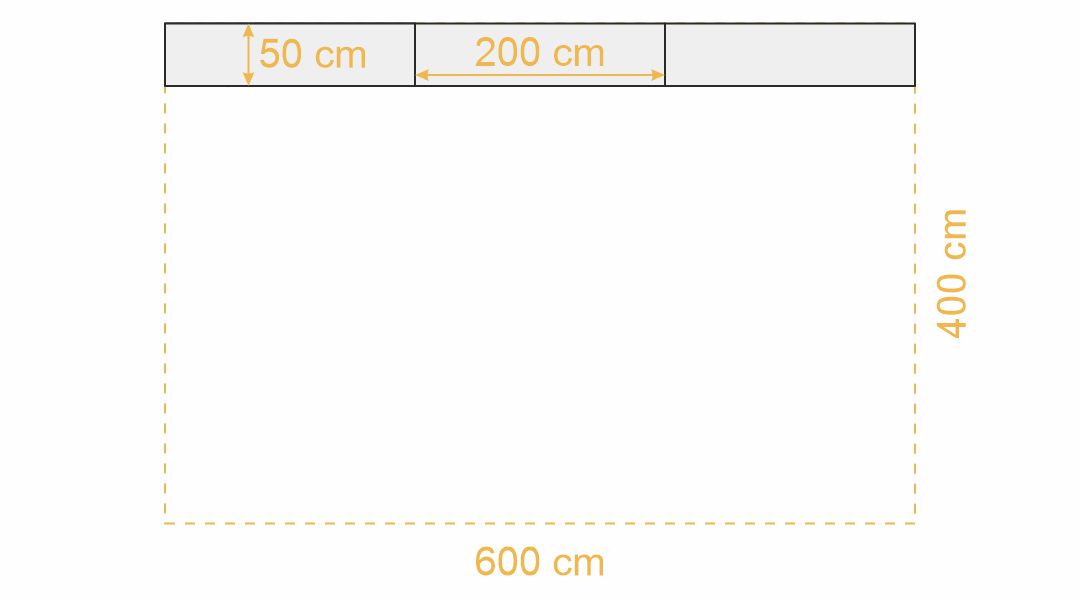 Thekensystem Faltzelt 4 X 6 1 Seite