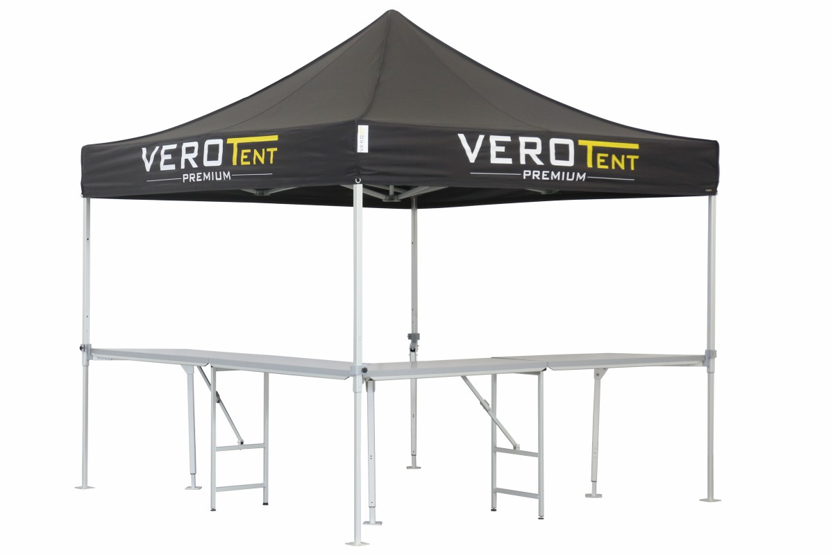 Vero TENT Theke Barzelt 10 Thekengerust Fertig