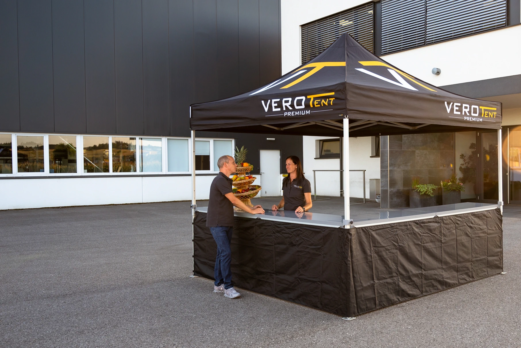 VeroTENT Faltzelt mit Theke