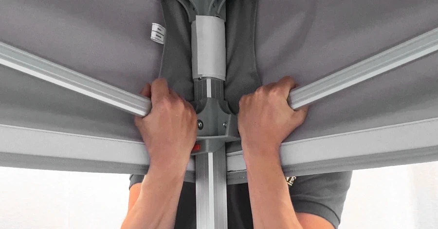 Gestell auseinander ziehen