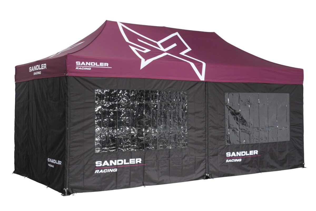 Rennzelt 3x6 m Sandler Racing