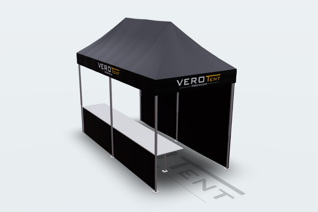 Faltpavillon 2x4 mit Theke