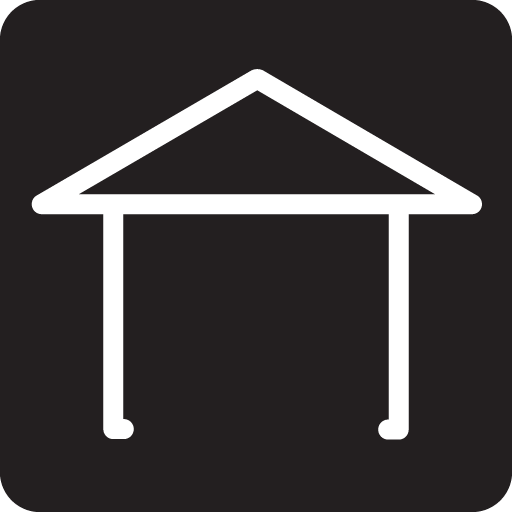 Icon Faltzelt Dachform alle Seiten Vordach