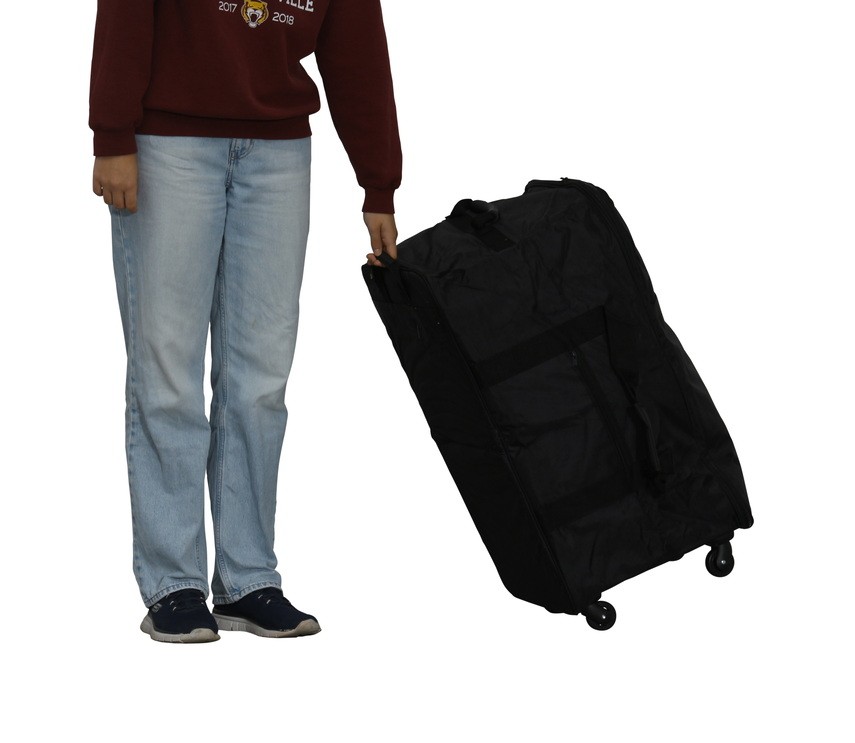 Luftzelt classic Tragetasche schwarz gezogen