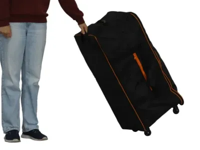 Rollentasche zum Standort bringen