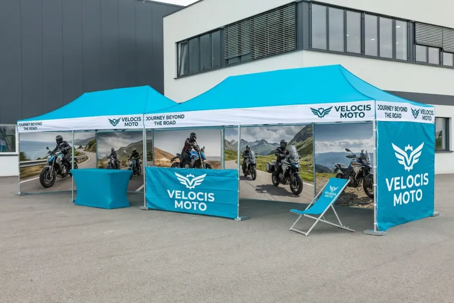 Werbezelt-CF-Moto-VeroTENT