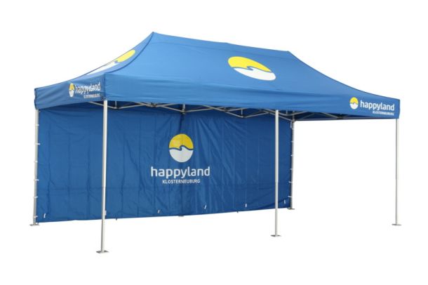 Bedrucktes Faltzelt LUXEA happyland