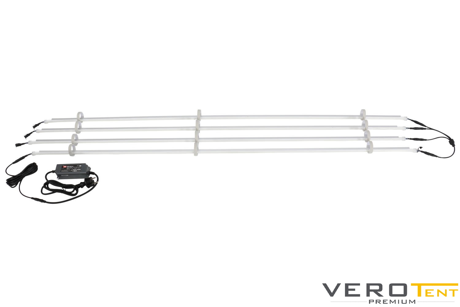 VeroTENT Lichtsystem: 4x150cm LED Leiste - Universal silber
