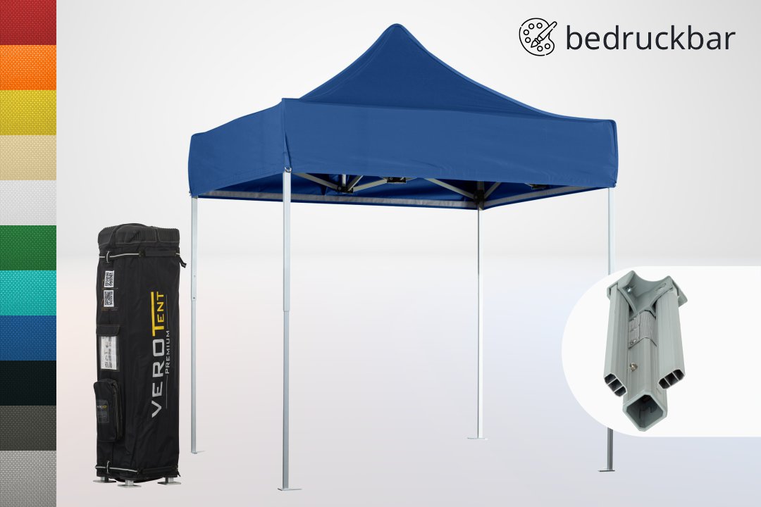 Profi Faltpavillon 2,5x2,5 stabil wasserdicht easy-up Classic | VeroTENT