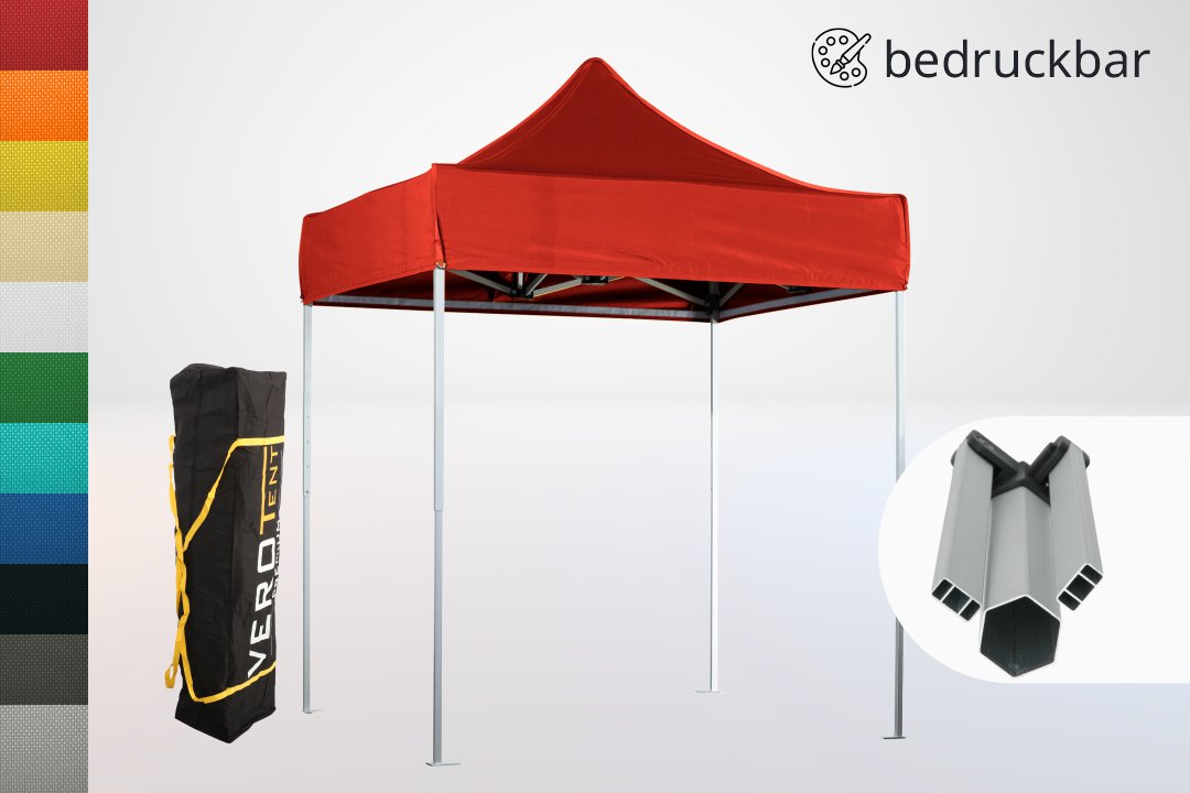 Faltpavillon 2x2 Alu Hexagon wasserdicht Starter | VeroTENT