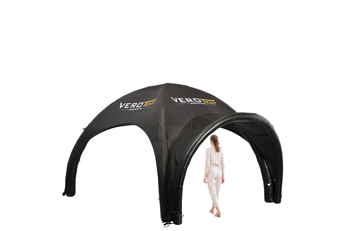 Luftzelt 3x3 schwarz Luxea