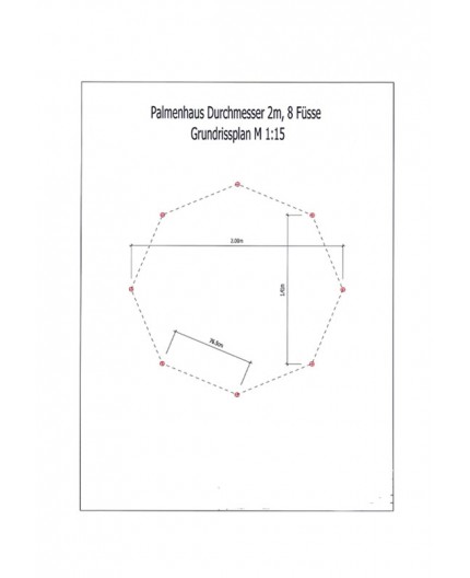 Pflanzenzelt 2 x 3,65 m