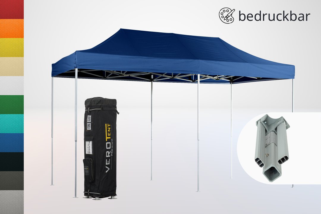 Profi Faltpavillon 2x4 stabil wasserdicht easy-up Classic | VeroTENT