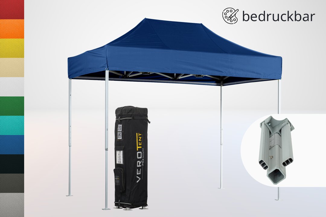 Profi Faltpavillon 2x3 Alu stabil wasserdicht easy-up Classic | VeroTENT