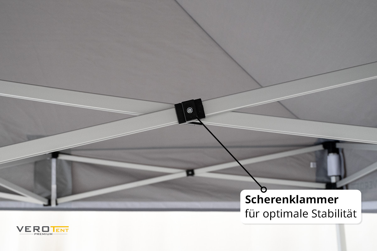 Faltpavillon Starter verschraubte Scherenprofile | VeroTENT