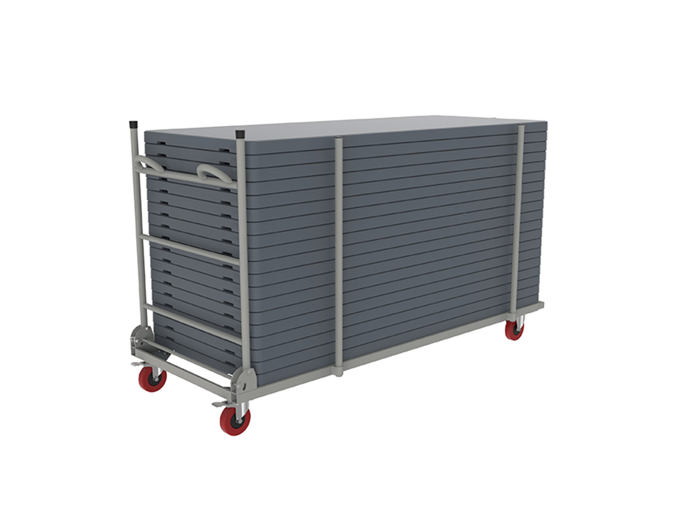ZOWN Transportwagen Klapptische 183x76 cm und 153x76 cm