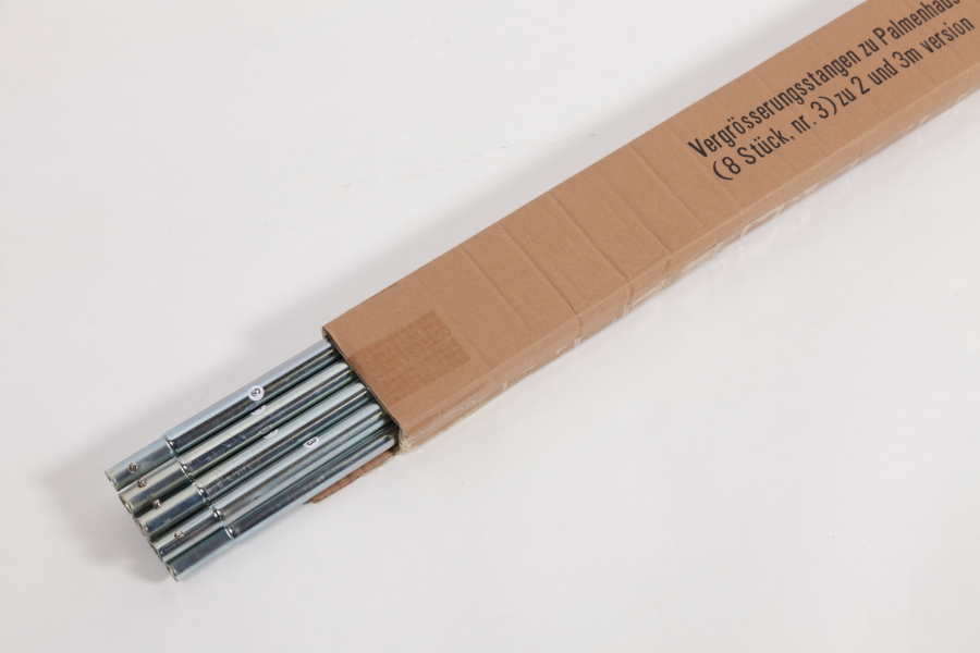 Vergrößerungsstangen Pflanzenzelt Höhe + 90 cm (8 Stk.)