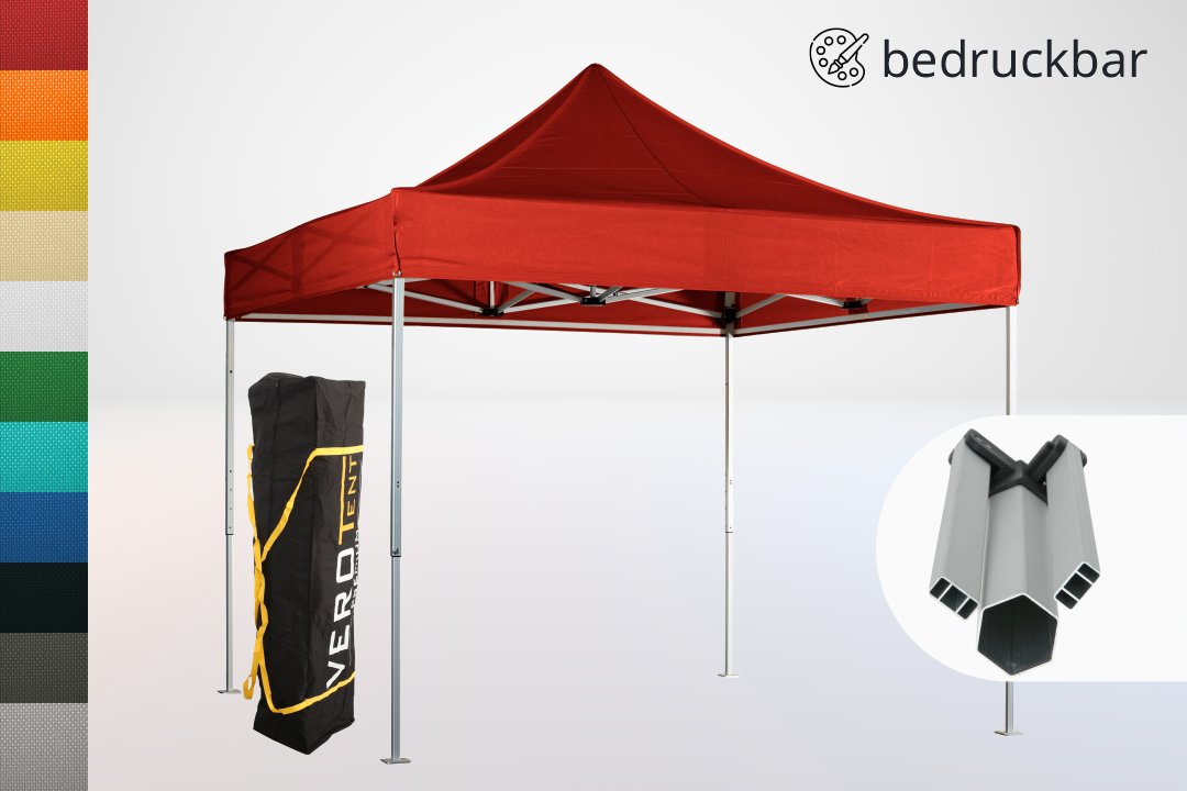 Faltpavillon 3x3 Alu Hexagon wasserdicht Starter | VeroTENT