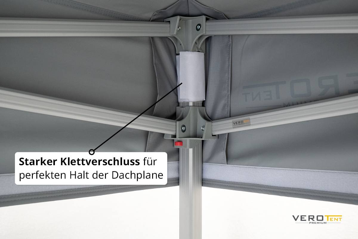 Profi Faltpavillon Alu wasserdicht starker Halt Dachplane Classic